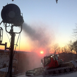 Snowmaking returns to the Southeast