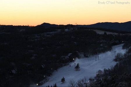 Beech Mountain in the morning