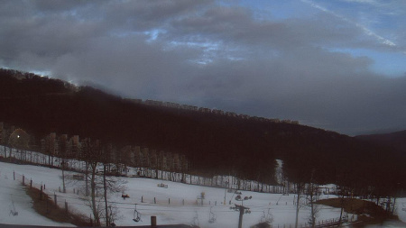 Clouds breaking at Wintergreen