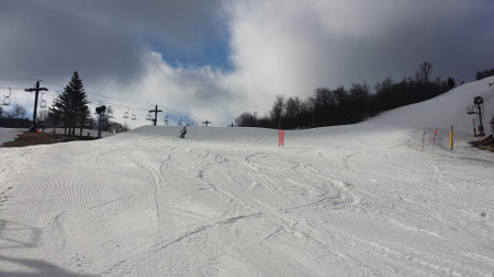 Conditions at Beech Mountain Yesterday.