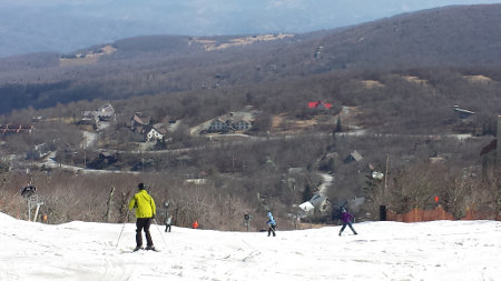 Conditions at Beech Mountain Yesterday.
