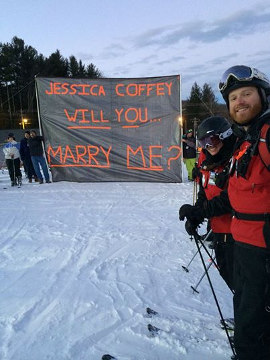 Marriage Proposal at Cataloochee