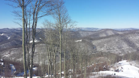 View from the top of Wolf Ridge