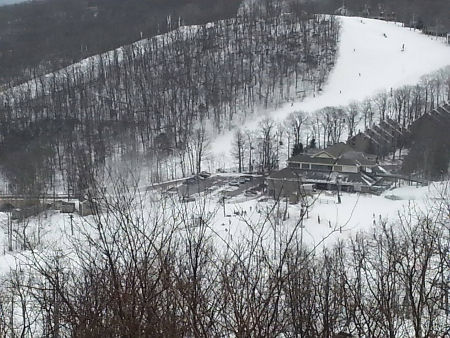 Snow at Wintergreen Ski Resort