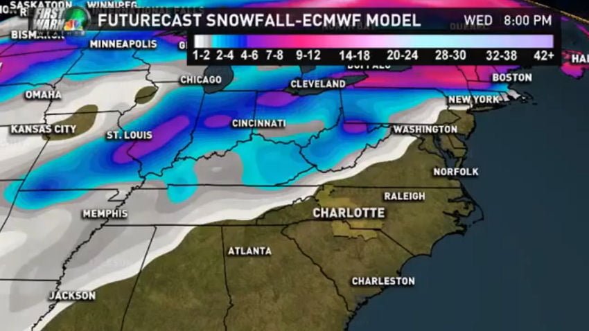 West Virginia Snow Forecast