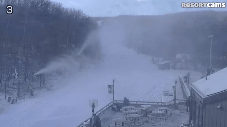 Over in Virginia, Massanutten is getting in on the snowmaking action as well.