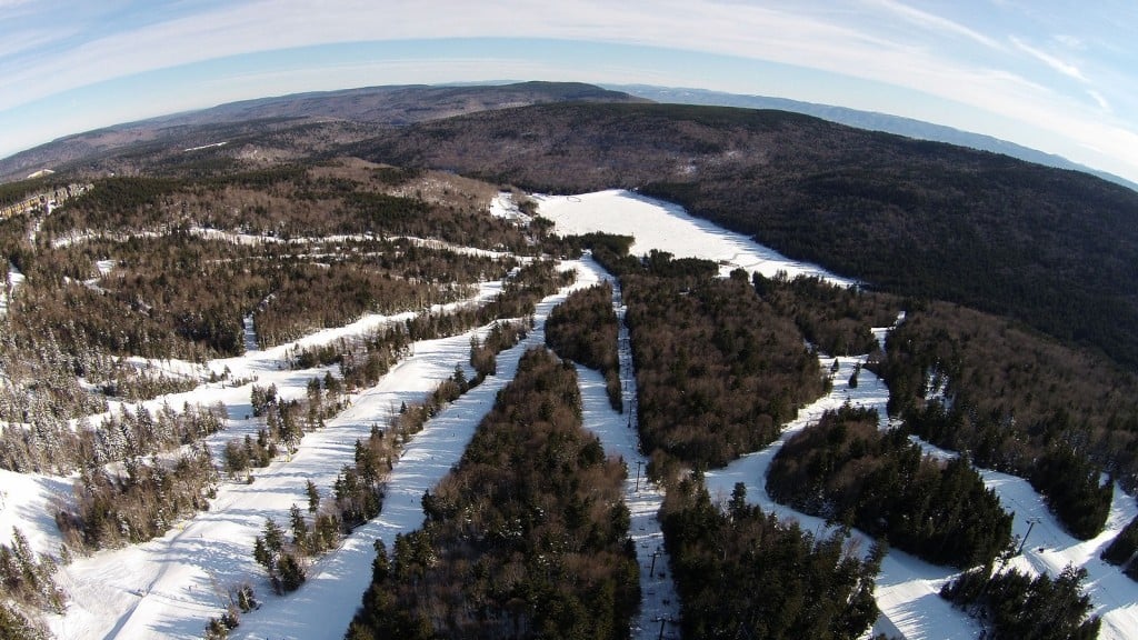 snowshoe mountain aerial photograph
