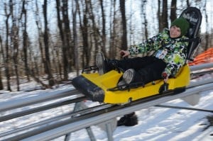 Wisp Resort's Mountain Coaster - one of the many activities to enjoy with or without snow!