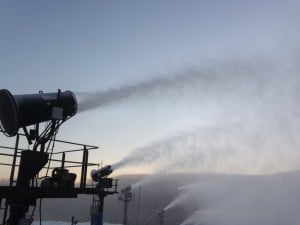 Winterplace making snow on Friday.
