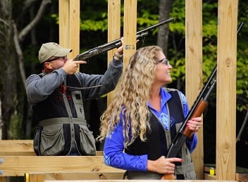  Sporting clay shooting is the resort's newest outdoor activity.