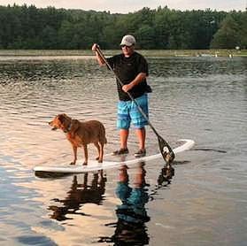 Michael on Claytor Lake these days