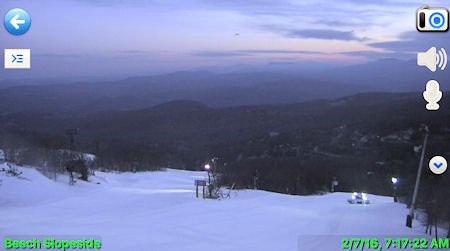 Beech Mountain's Upper Shawneehaw gets a "comb job" this morning!