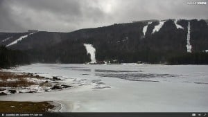 This shot from Snowshoe's Basin Cam this morning shows lots of snow on the ground. Click to ENLARGE
