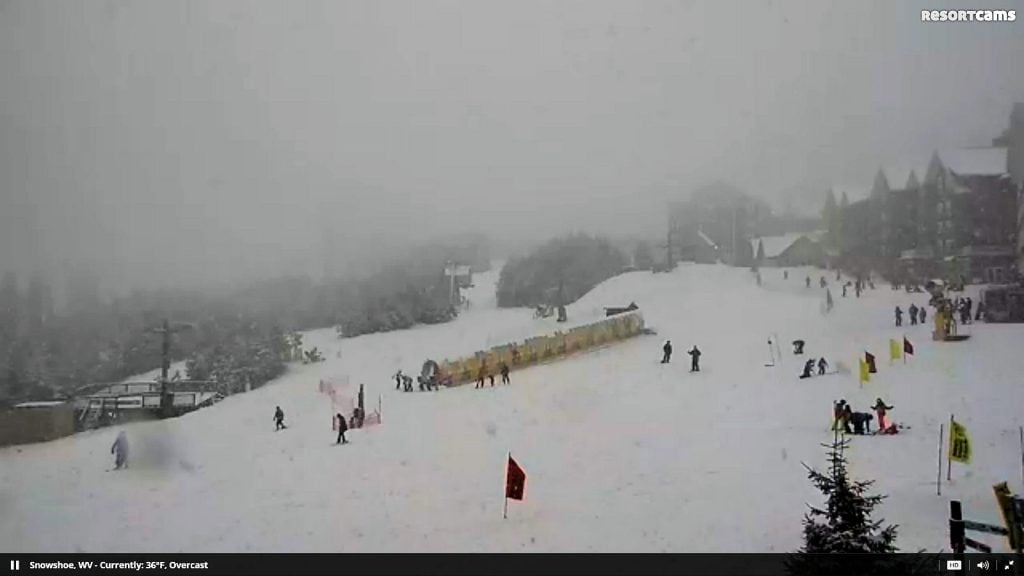 Click image to enlarge this shot of Snowshoe's Shavers Center Cam