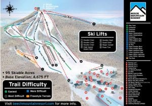Click to enlarge. New park location is showcased in orange. The new lift is labeled #9.