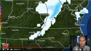 1-2" of Snow Friday for the NC Mountains and 4-7" into West Virginia and Maryland. Click to Enlarge!