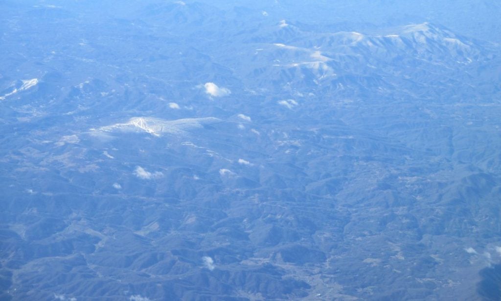 aerial of beech and sugar mountains