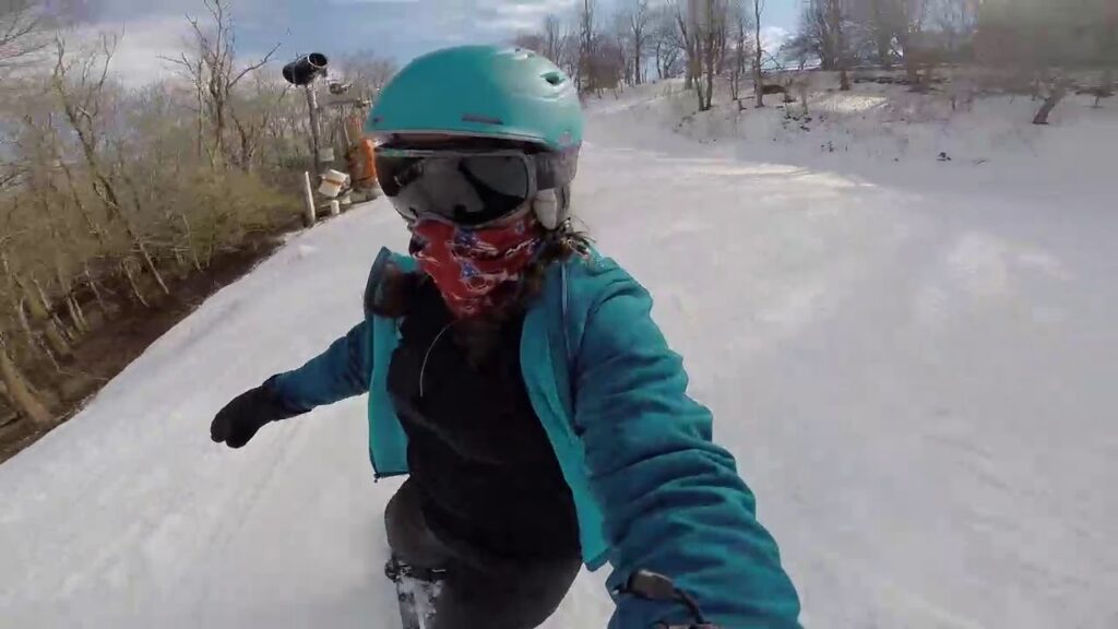 SkiSoutheast's, Nina Breed Makes First Run down Appalachian Ski Mountain