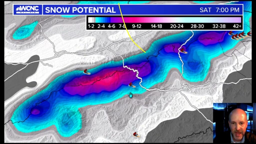 Ski Southeast Forecast for Jan 10, 2022: Northwest flow event and cold air for the holiday weekend.